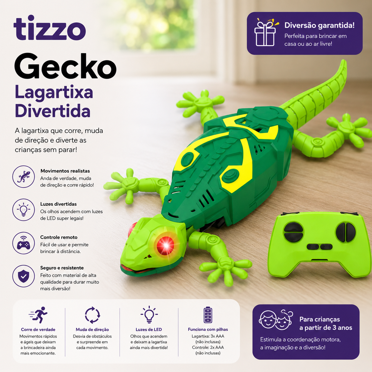 Gecko – A Lagartinha Divertida!