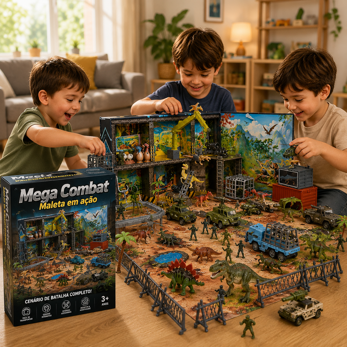 Mega Combat – Maleta em ação